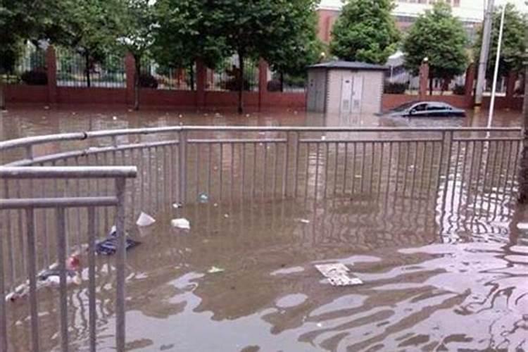 梦见下了大雨后跟洪水一样