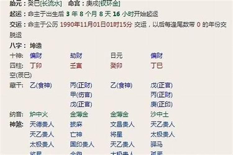 算命八字要哪些信息