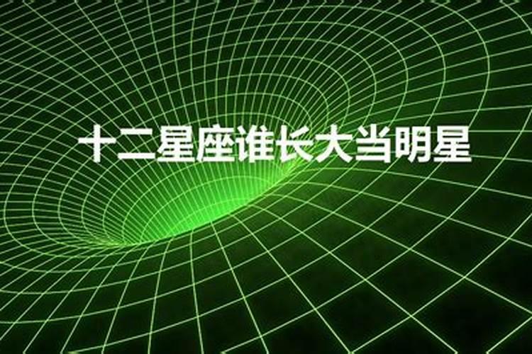 十二星座最有可能成为明星是谁