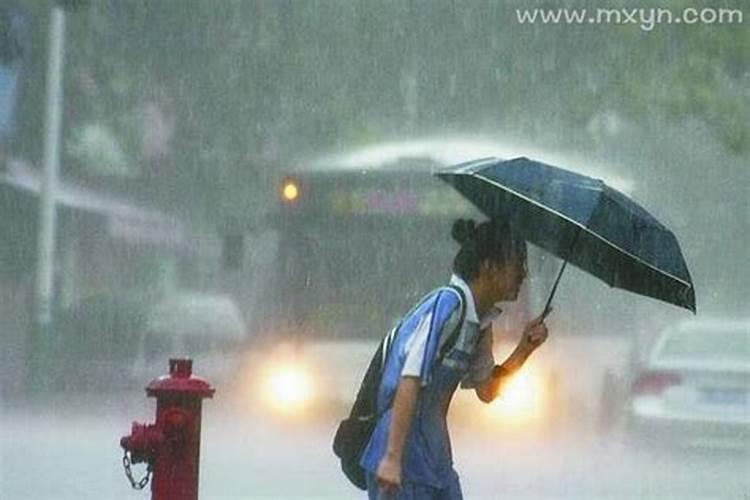 梦见下大雨什么意思