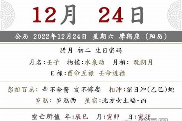 2023年农历腊月二十一