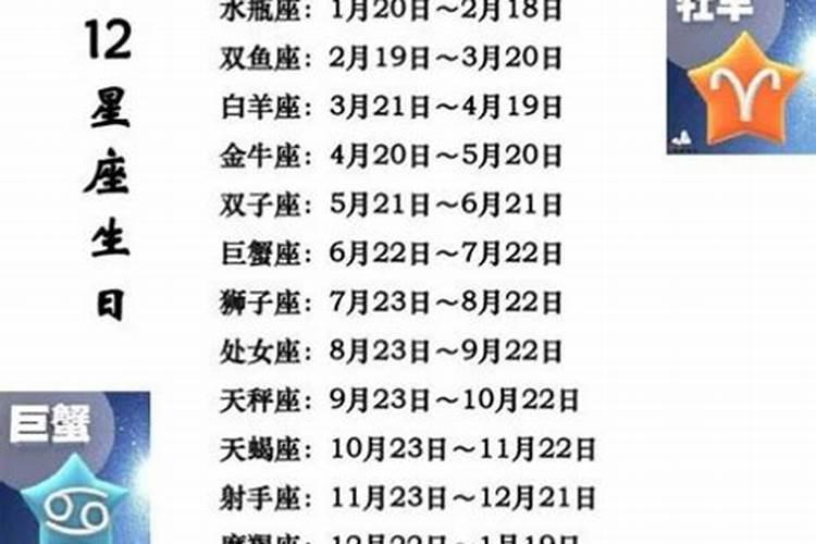 10月和11月是什么星座?