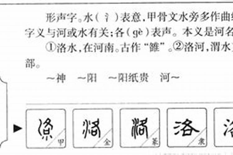 洛字五行属什么