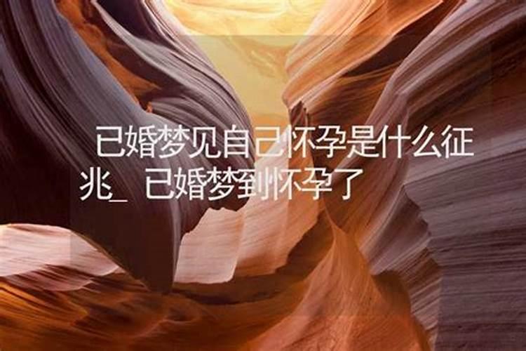 梦见情人怀孕了什么预兆