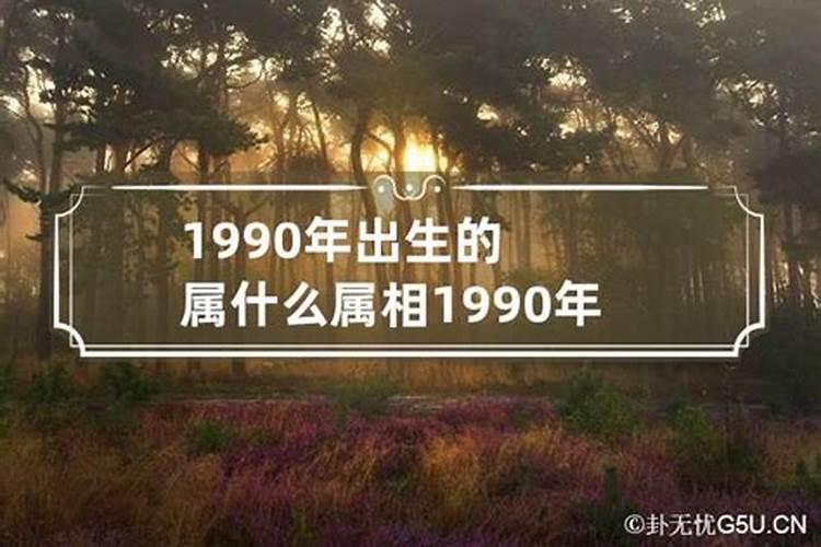 1990出生的属什么生肖属相