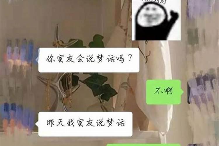 梦到室友说梦话