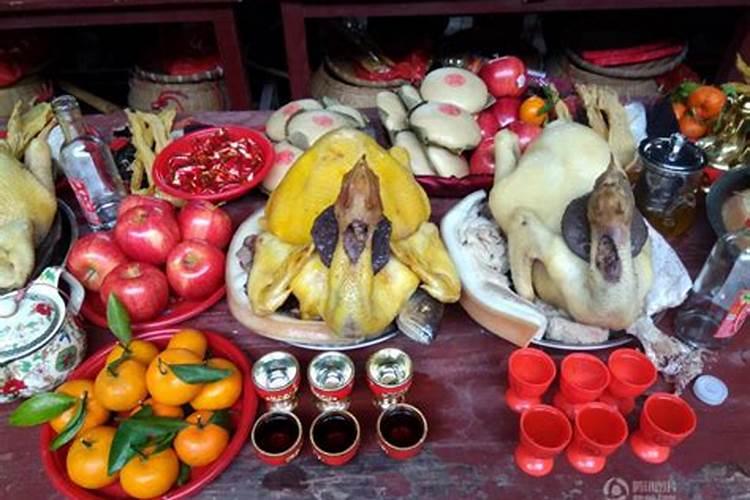 广东清明节祭祖供品