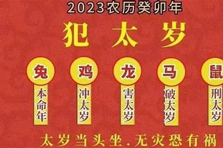 2023犯太岁最严重的月份