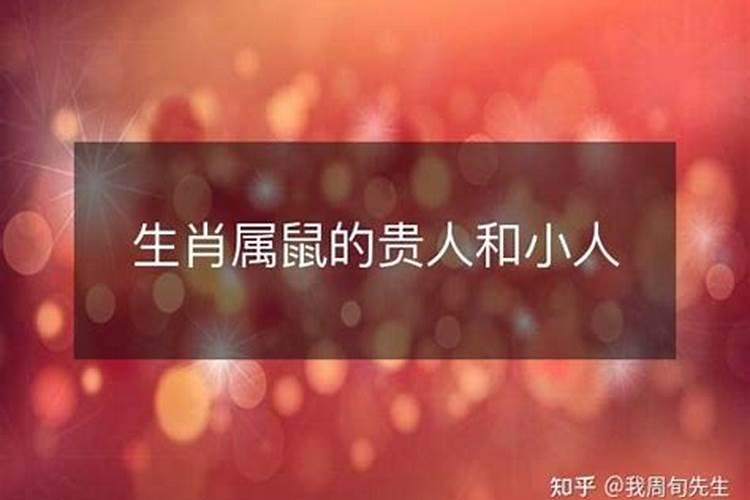 生肖鼠的贵人和小人是什么