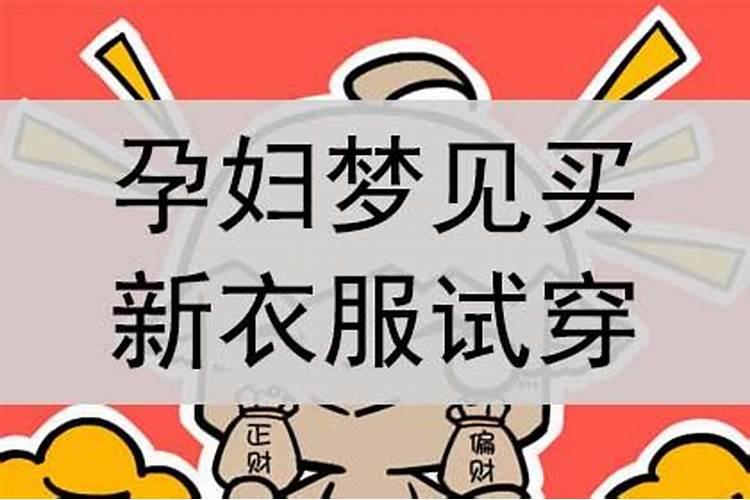 梦见试穿新衣服是什么意思