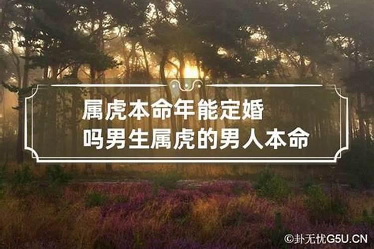 本命年不适宜结婚吗属虎