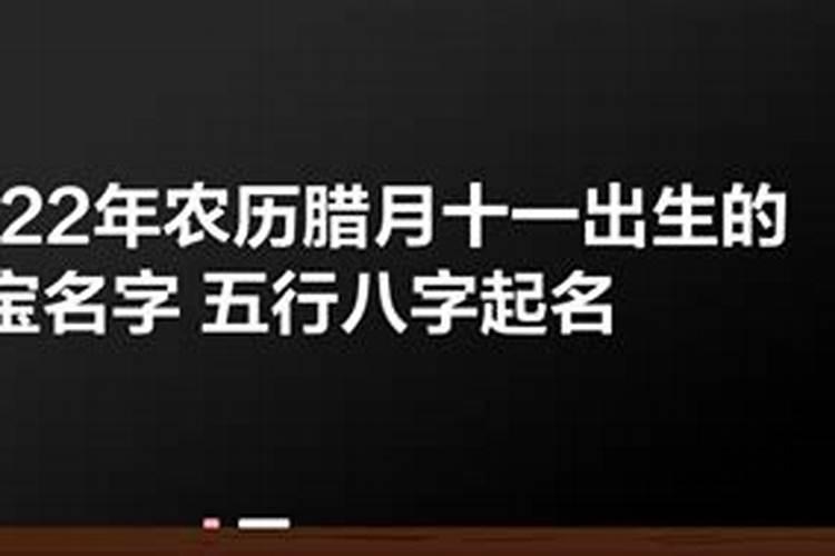 农历21年腊月宝宝名