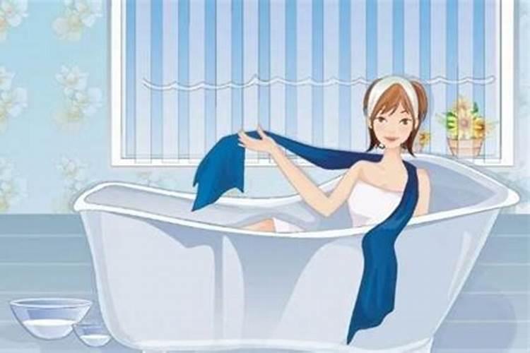 梦见妻子在身边洗澡