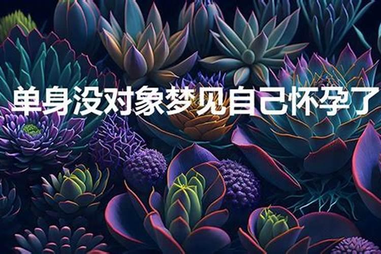 单身梦见自己怀孕大肚子是啥预兆