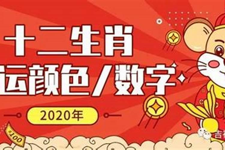 2020十二生肖幸运颜色