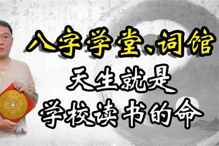 怎么测八字中的学堂