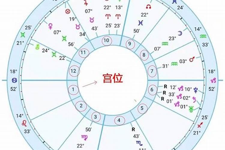 星座十二宫分别代表什么意义？命宫是哪个位置 星盘