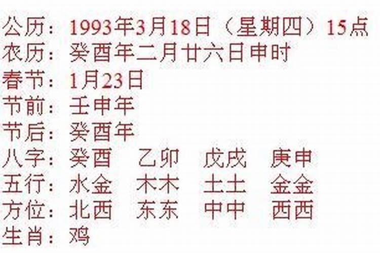 1993年属八字合吗