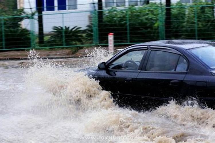 梦到下大雨涨大水预示着什么