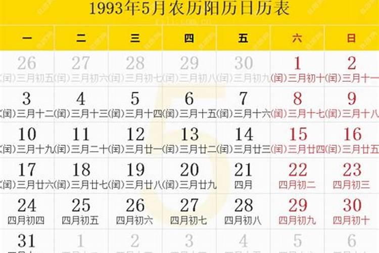 1993年农历五月十八出生运势