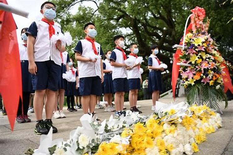 清明祭烈士花