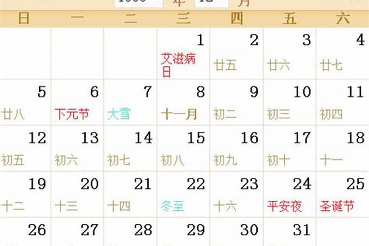 1999年农历腊月十八日