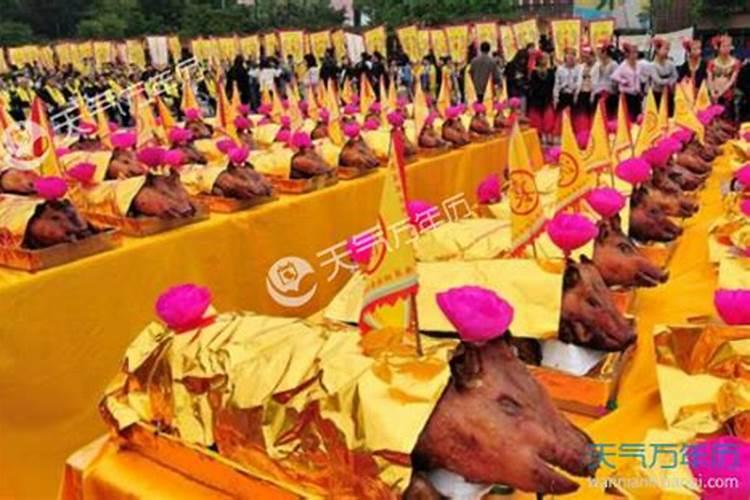 青岛中元节祭司