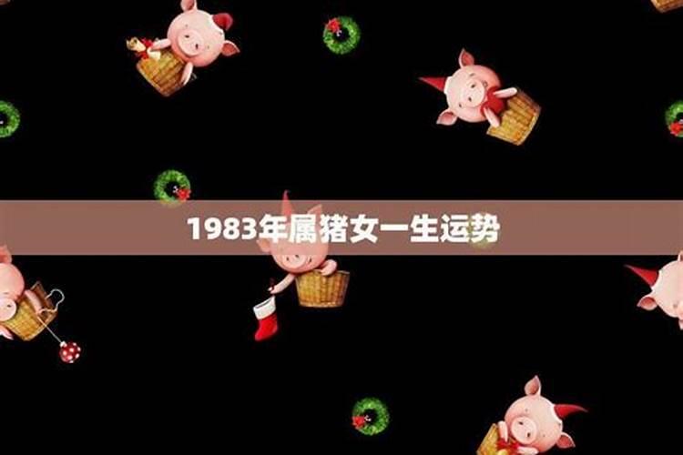 属猪女1983年一生运势如何