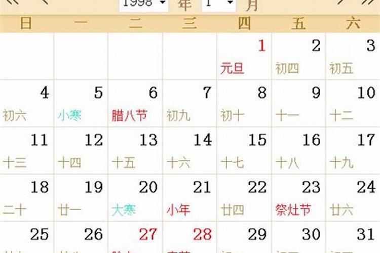 1998年农历1月18日是什么星座