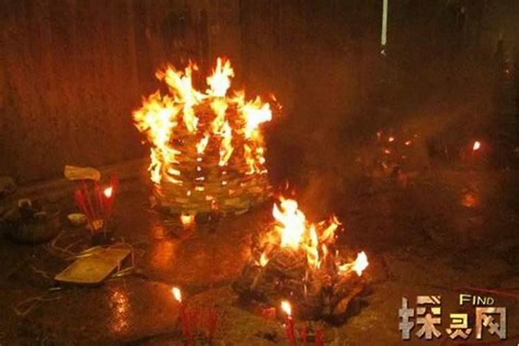 甘州中元节祭奠