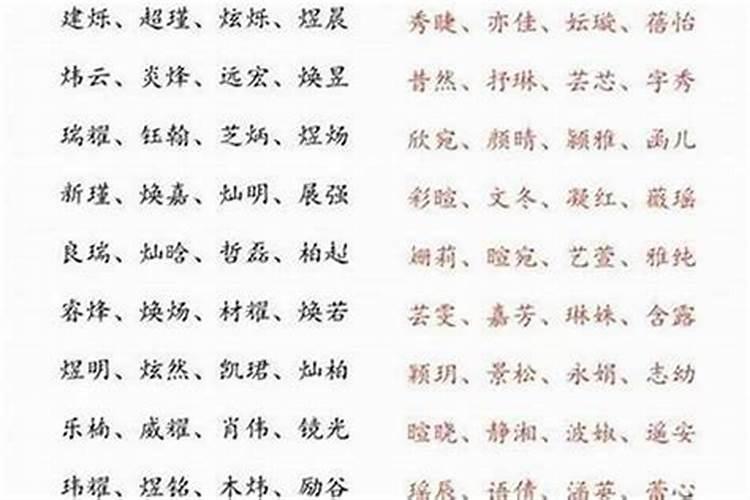 八字缺火的字