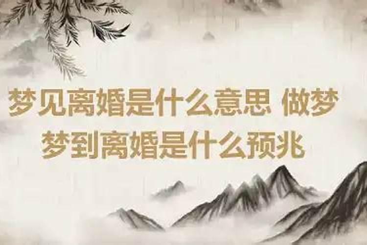 梦见弟媳离婚了是什么意思