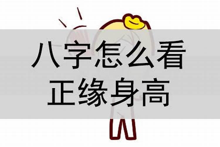 八字测另一半身高长相准吗