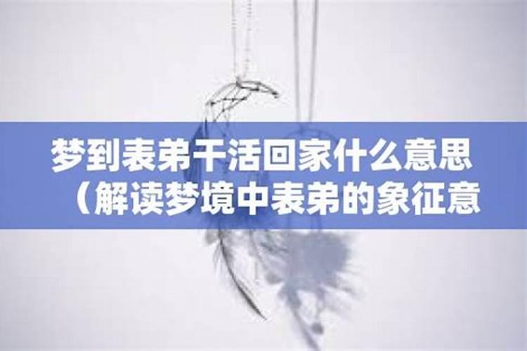 梦见表弟预示着什么梦境