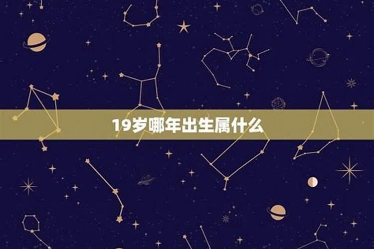 19周岁属什么生肖的2022