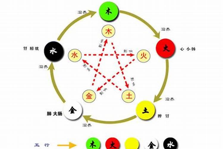 各种颜色的五行属性是什么