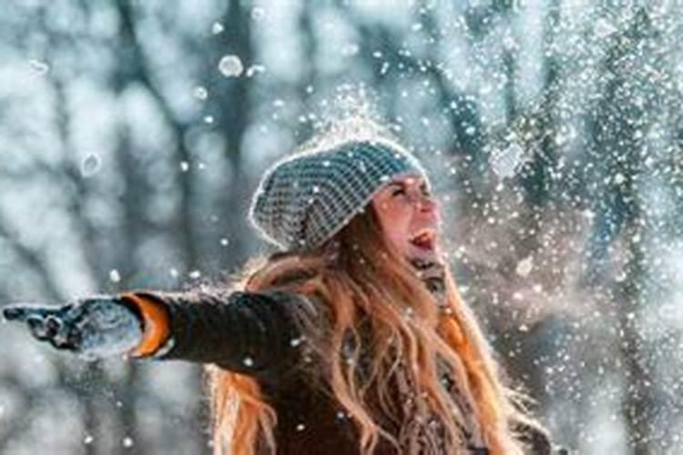 梦见下雪,雪花飘飘