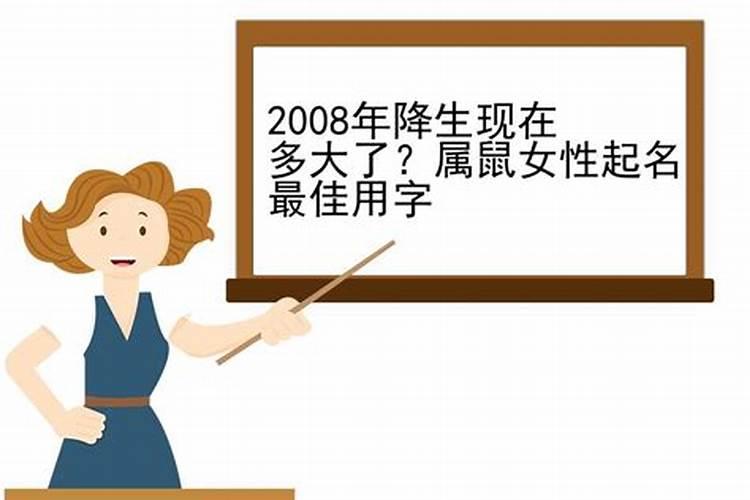 2008年属鼠的到现在是多大