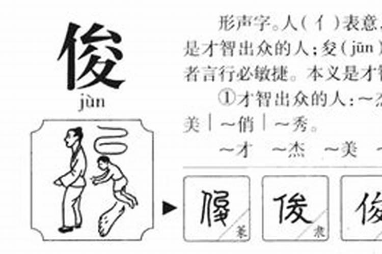 俊字五行属什么含义