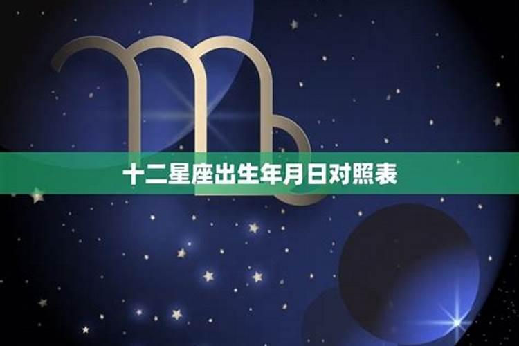 12生肖对应的十二星座