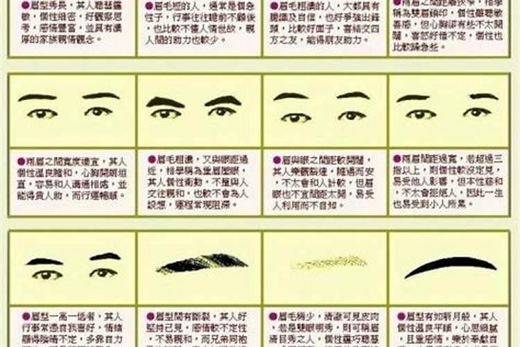 面相学解读女人眉毛，一字眉男人什么命