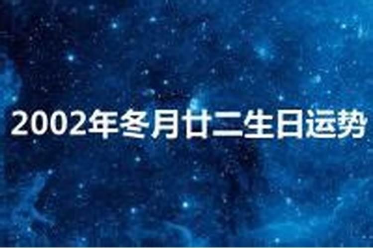 2002年冬月11生日是什么时候