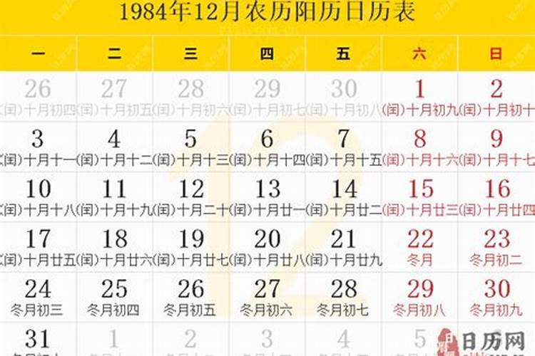 1984年农历三月初三阳历是多少