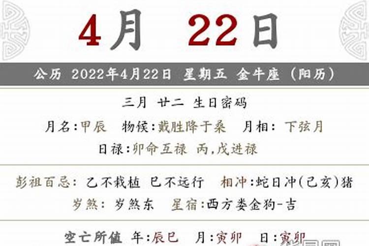 22年是属什么