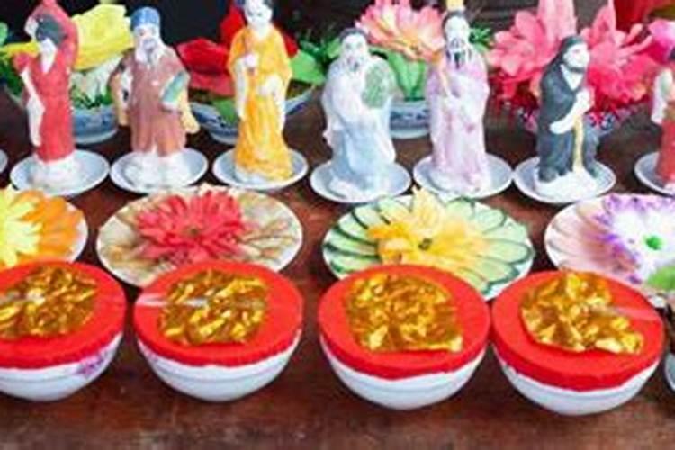 中元节祭祀吃什么