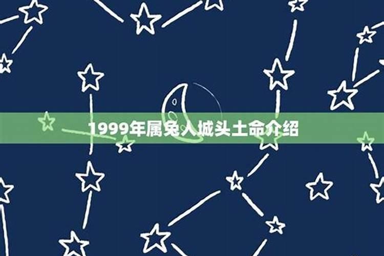 1999年属兔人城头土命