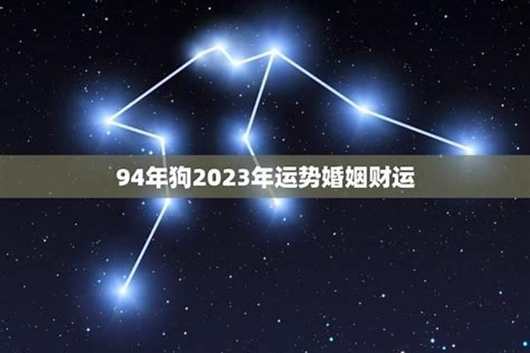 94年属狗人2023年结婚大利月