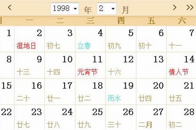 1998年农历二月二十二是什么星座