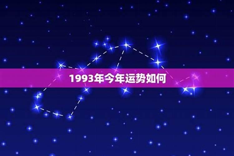 93年今年运势如何