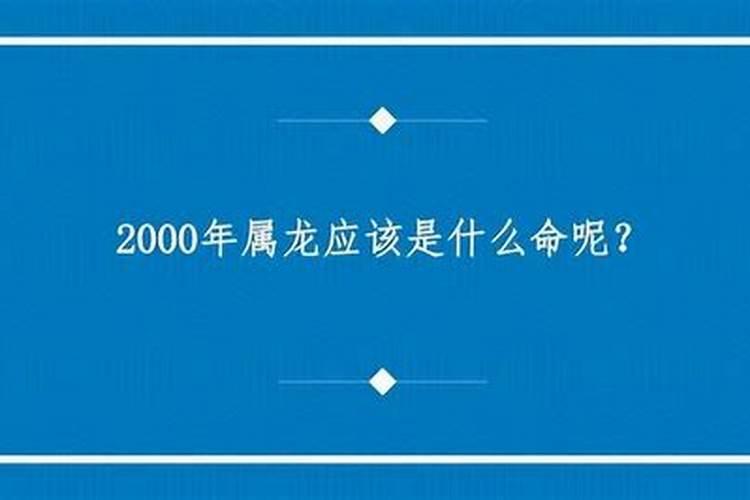 2000年属什么呢